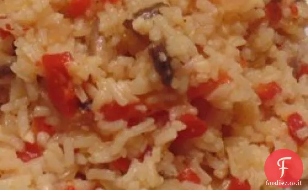 Gustoso riso piccante Pilaf