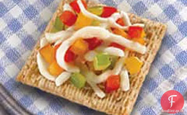 Il formaggio al pepe tricolore si scioglie