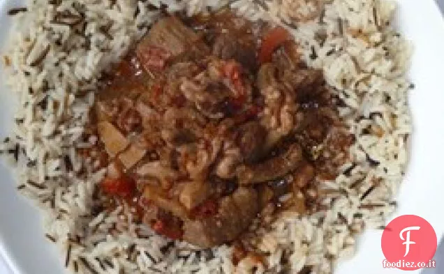 Stufato di manzo e noci