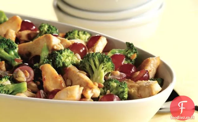 per insalata di broccoli con pollo