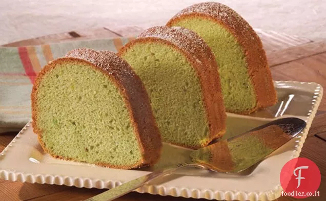 Torta al budino di pistacchio