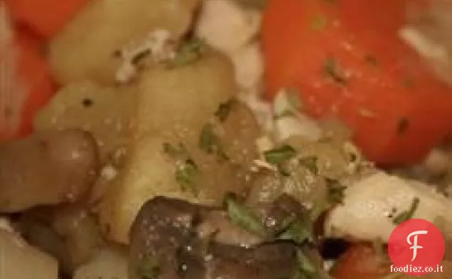 Stufato di pollo facile con mela