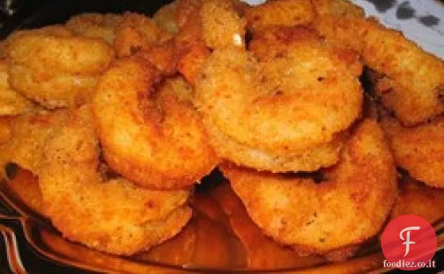 Gamberetti impanati facili