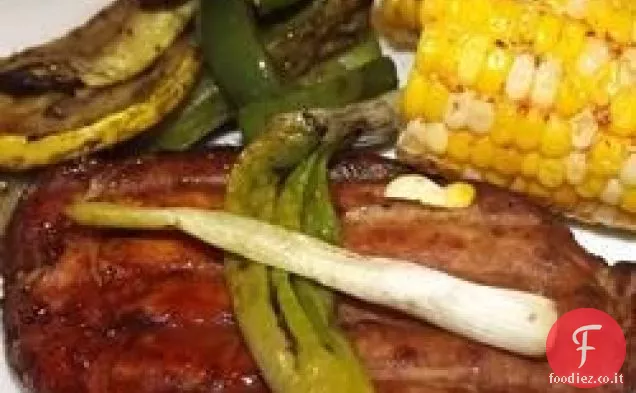 Braciole di maiale mogano