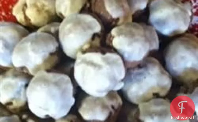 Biscotti al cioccolato glassato italiano