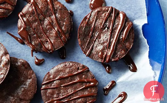 Tazze di biscotti al cioccolato arancione