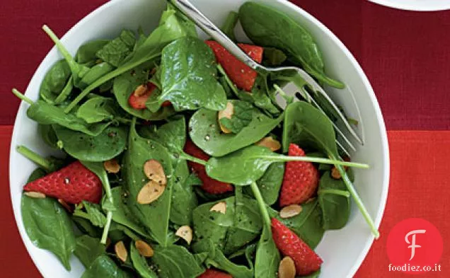 Insalata di spinaci e fragole