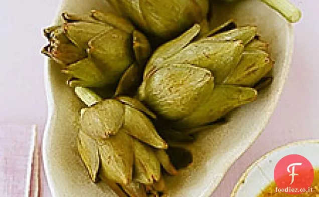 Carciofi alla Vinaigrette Calda