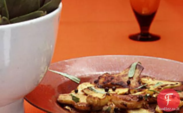 Carciofi Affettati con Dragoncello