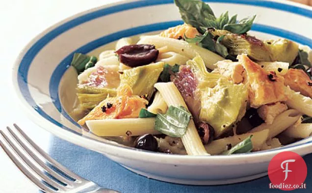 Pasta con Pollo e Carciofi