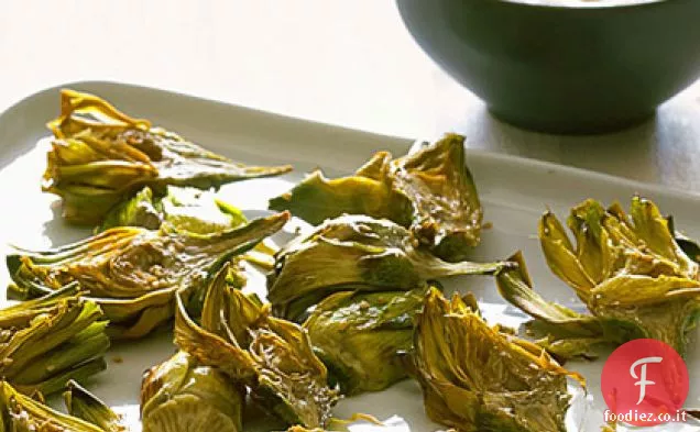 Carciofi fritti al Sesamo