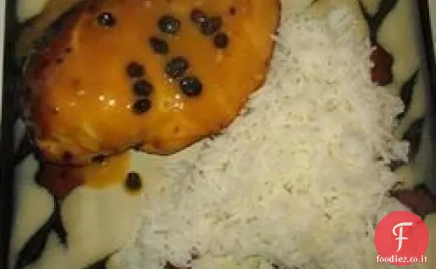 Pollo speziato all'arancia