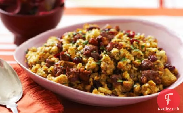 Ripieno di chorizo e mirtilli rossi
