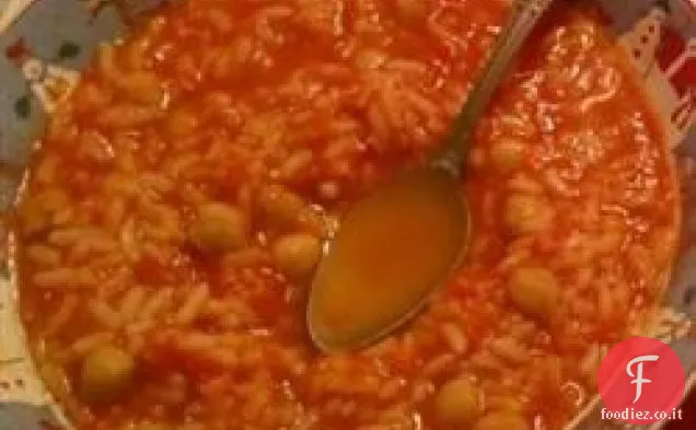 Zuppa di pomodoro con riso