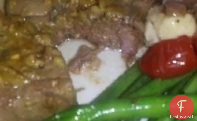 Dijon e avocado strofinato Filetto di manzo arrosto