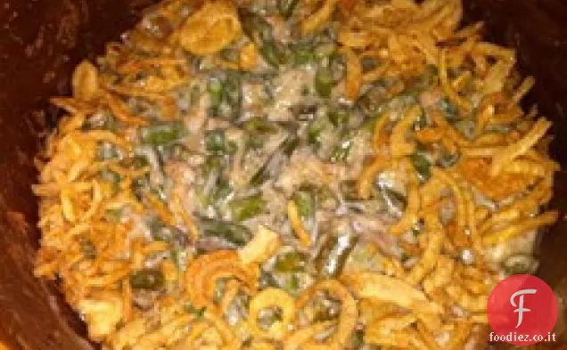 Casseruola di fagioli verdi a fornello lento