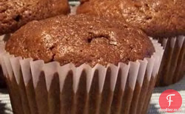 Muffin di zucchine al cioccolato