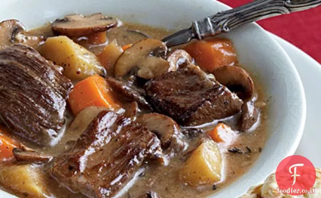 Stufato di manzo e birra belga