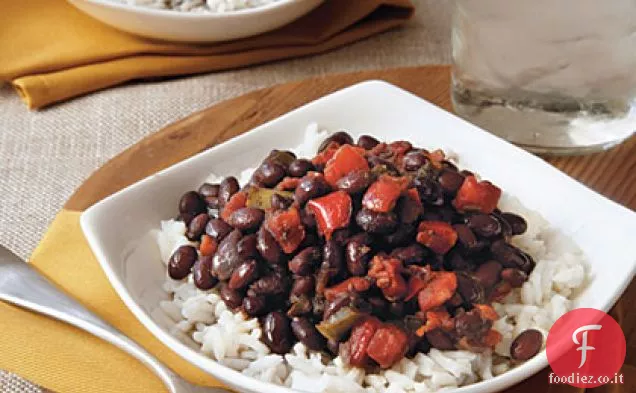 Fagioli cubani e riso