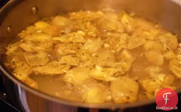 Penne con Cuori di Carciofo