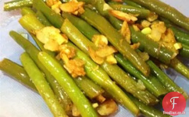 Insalata di fagioli verdi al curry