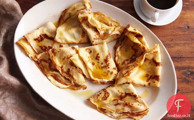 Cremoso riempito CrÃªpes Suzette
