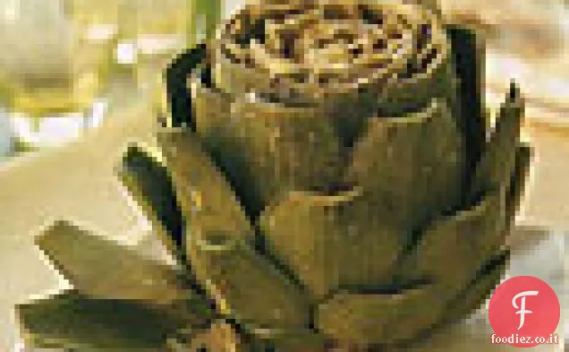 Carciofi con Romano, Pepe Incrinato e Oliva