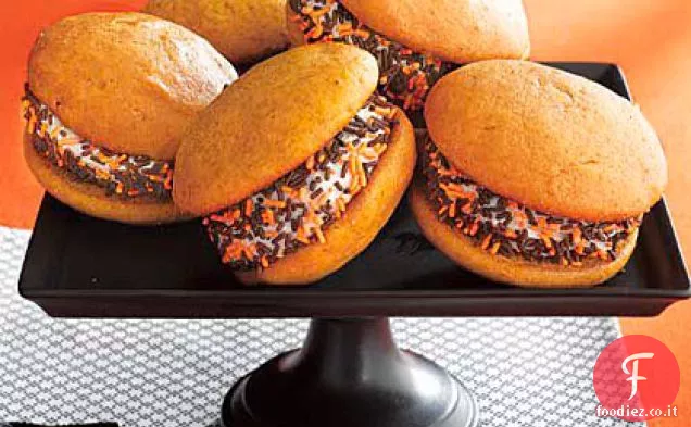 Panini gelato alla zucca e vaniglia