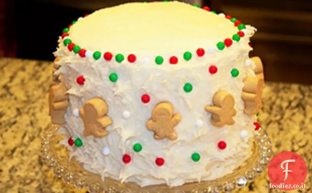 Cartolina di Natale Foto torta perfetta