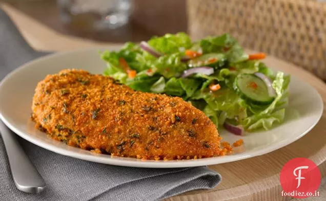 Pollo al forno croccante