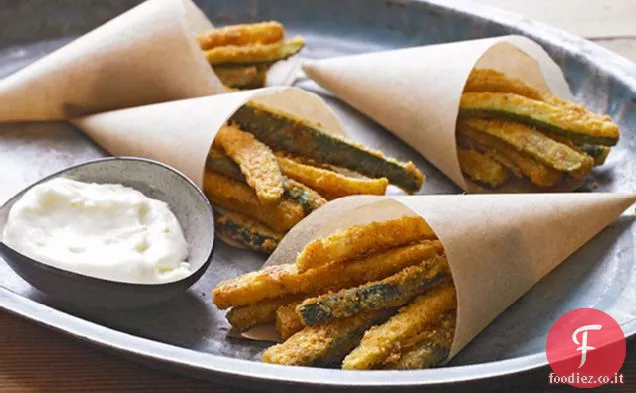 Zucchine 'Fritte' con Limone Aioli