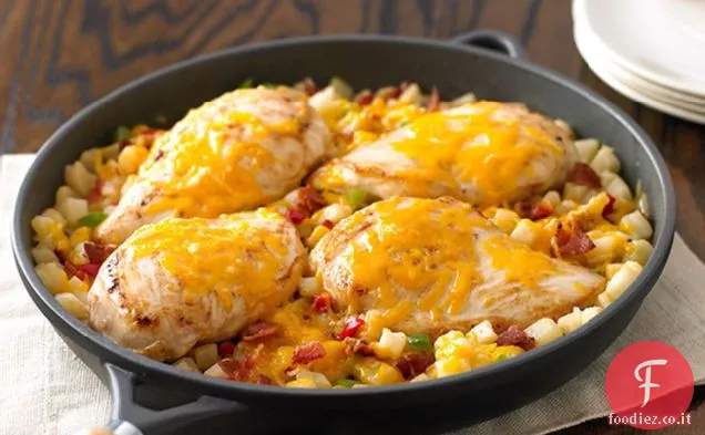 Cheddar Pollo e patate