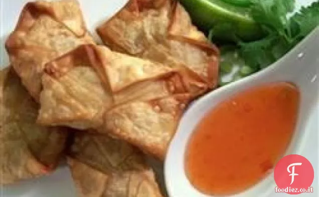 Pollo piccante e coriandolo Wontons