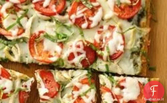 Pizza al pesto di pollo
