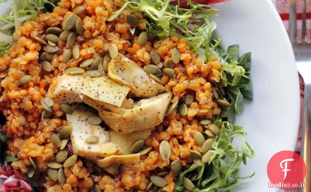 Carciofi, Lenticchie e Foglie Miste