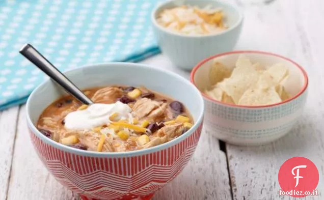 Zuppa di tortilla di pollo di Trisha