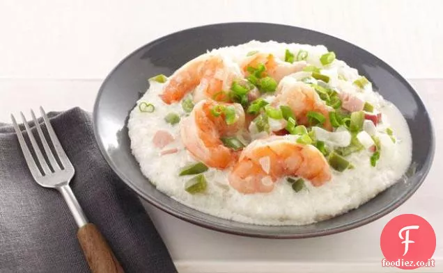 Gamberetti e granella di Charleston