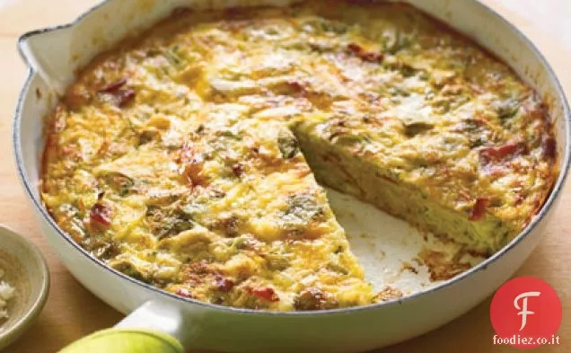 Carciofo, Porro e Fontina Frittata