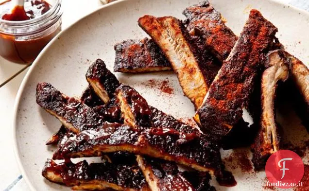 Costine di maiale BBQ di Neely