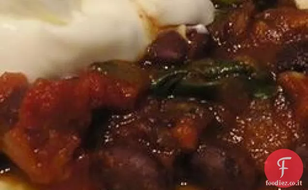 Burrito di pomodoro Spinaci e fagioli