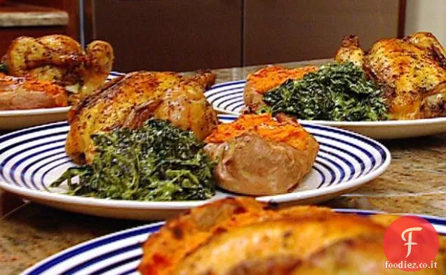 Galline arrosto di selvaggina della Cornovaglia