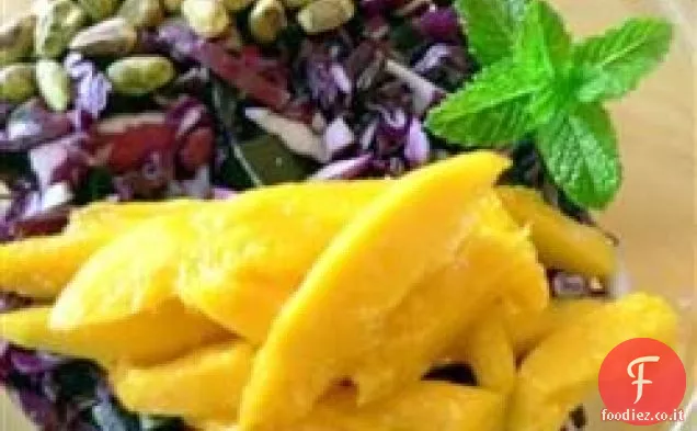 Insalata di cavolo rosso Mango Pistacchio