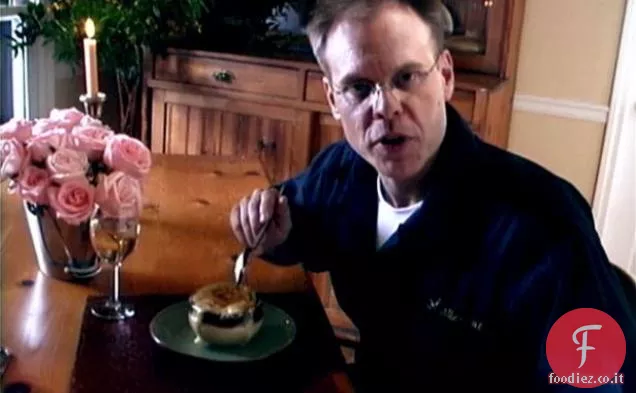 Zuppa di cipolle francese