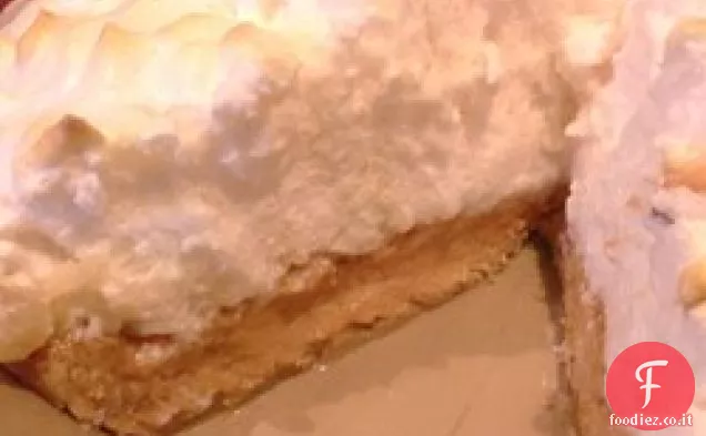 Torta di meringa al burro di arachidi