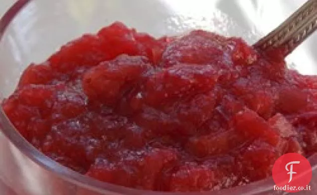 Salsa di mele al mirtillo