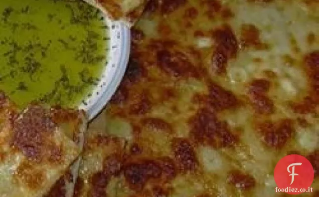 Pizza bianca a la Pulcino acceso