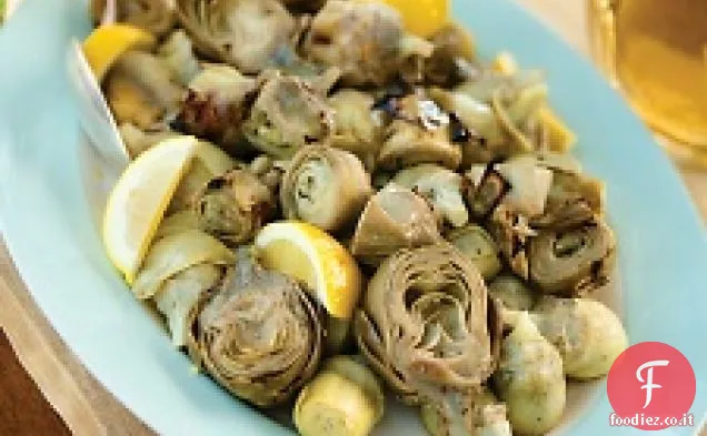 Prosciutto Crudo di Campagna con Carciofi Grigliati