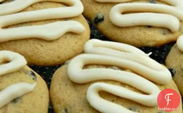 Biscotti di goccia di noci di ribes