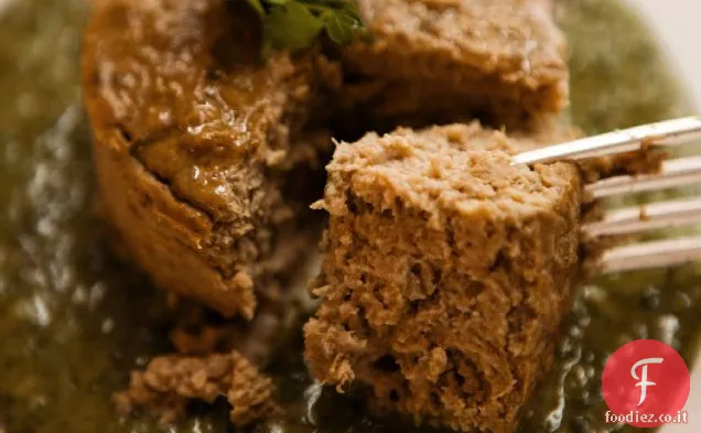 Crema Pasticcera di carciofi con Salsa di Fave