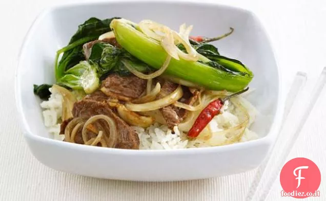 Manzo piccante saltare in padella